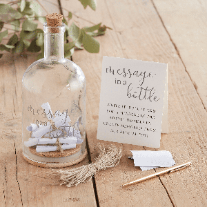 Ginger Ray BRA-315 Message in a Bottle Gastenboek Bruiloft Alternatief