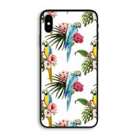 Kleurrijke papegaaien: iPhone XS Max Biologisch afbreekbaar hoesje