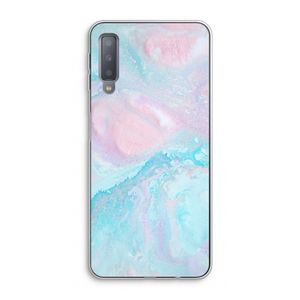 Fantasie pastel: Samsung Galaxy A7 (2018) Transparant Hoesje