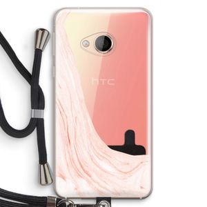 Peach bath: HTC U Play Transparant Hoesje met koord