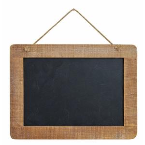 Memo krijtbordje - hanger - 29 x 21 cm - hout - memo schoolbordje - memobordje