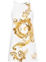 Versace Jeans Couture robe courte Watercolour Couture - Blanc - thumbnail