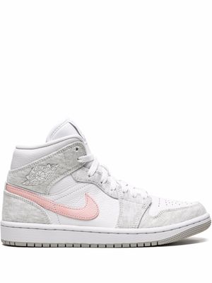 Jordan baskets Air Jordan 1 Mid SE "Heather Grey/Pink" - Blanc