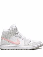 Jordan baskets Air Jordan 1 Mid SE "Heather Grey/Pink" - Blanc