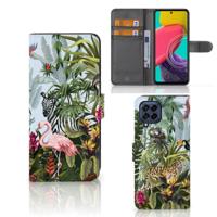 Telefoonhoesje | Met pasjeshouder | voor Samsung Galaxy M53 Jungle