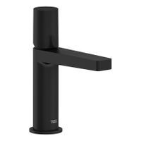 Wastafelkraan Tres Project | Opbouw | Mengkraan | Standaard model | 1-knop | Rond | Zwart mat