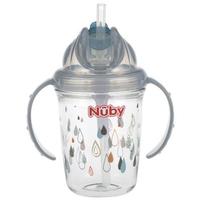 Nuby Antilekbeker 240ml grijs 12+ maanden