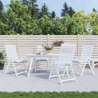 VidaXL Stoelkussens 4 st 50x50x7 cm stof bladpatroon