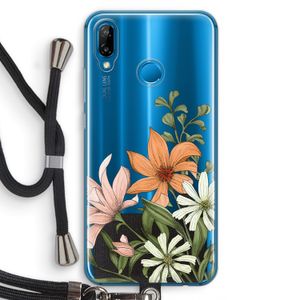 Floral bouquet: Huawei P20 Lite Transparant Hoesje met koord