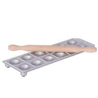 Ravioli vorm om te maken 12 vierkante ravioli van 52x52 mm met ronde vulzak