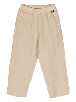Aspesi Kids pantalon à taille élastiquée - Tons neutres