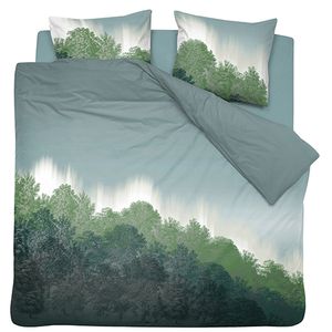 Cinderella Dekbedovertrek Flanel Northern Light Green-1-persoons (140 x 200/220 cm)