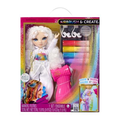 MGA Entertainment Rainbow high air brush & create modepop - green eyes