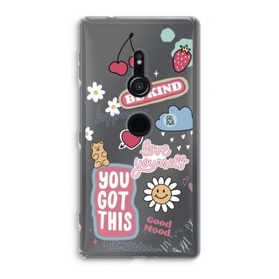 Positivity: Sony Xperia XZ2 Transparant Hoesje