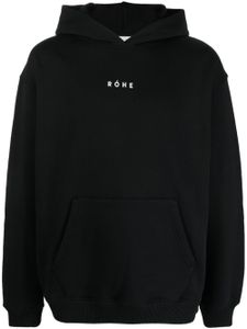 Róhe hoodie à logo imprimé - Noir