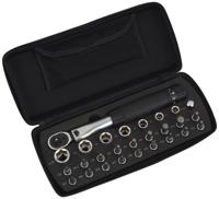 Radon comp torque wrench 1/4" 2-24 nm + 25-piece bit selection