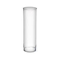 Atmosphera bloemenvaas Cilinder model - transparant - stevig glas - H50 x D15 cm