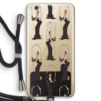 Pop Some Kim: Huawei Ascend P8 Lite (2017) Transparant Hoesje met koord