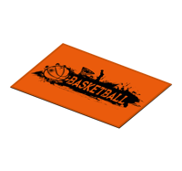Basketbal placemat oranje Basketbal placemat oranje