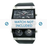Diesel horlogeband DZ9042 Leder Zwart