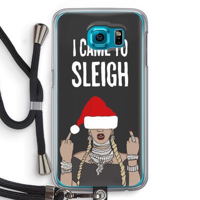 Came To Sleigh: Samsung Galaxy S6 Transparant Hoesje met koord