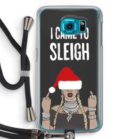 Came To Sleigh: Samsung Galaxy S6 Transparant Hoesje met koord