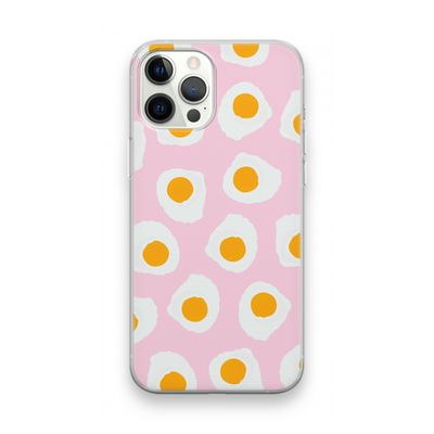 Dancing eggs: iPhone 12 Pro Max Transparant Hoesje