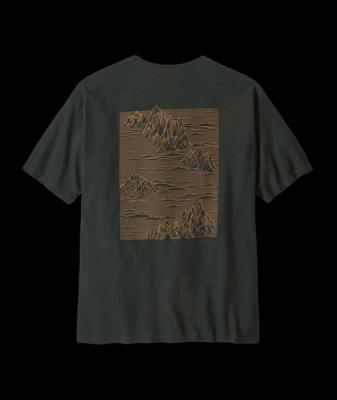Patagonia Strataspire Responsibili-Tee T-shirt Heren Old Growth Green S