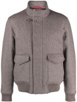 Fay veste à rayures diagonales - Marron