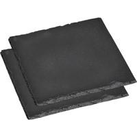 Kesper Pannenonderzetters - 2x stuks - leisteen - 20 x 20 cm Kesper Pannenonderzetters - 2x stuks - leisteen - 20 x 20 cm