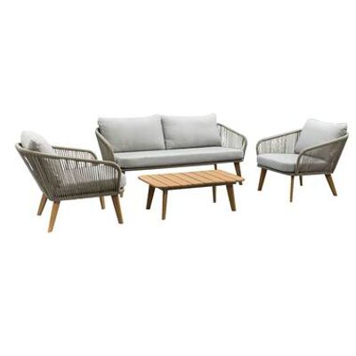 Le Sud loungeset Nant - beige - 4-delig