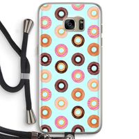 Donuts: Samsung Galaxy S7 Edge Transparant Hoesje met koord