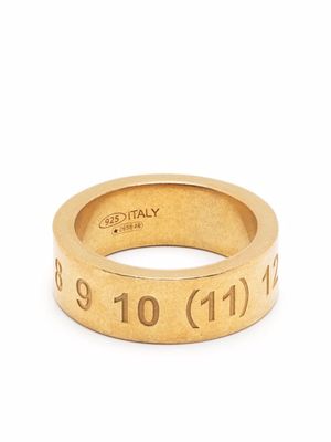 Maison Margiela bague Number 11 - Or