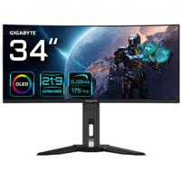 Gigabyte MO34WQC 34 Wide Quad HD 175Hz OLED Gaming Monitor