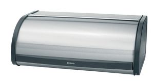 Brabantia Matte Steel Roll Top Bread Bin Rechthoekig Roestvrijstaal 1 stuk(s)