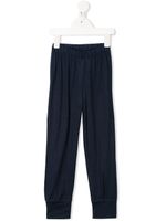 Knot pantalon de jogging en maille fine - Bleu
