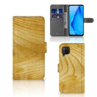 Huawei P40 Lite | Book Style Case | Licht Hout