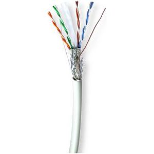 Netwerk Kabel Rol | CAT6 | Solid | S/FTP | Koper | 305.0 m | Binnenshuis | Rond | LSZH | Grijs | Gif