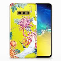 Samsung Galaxy S10e | TPU Hoesje | Bird Flowers