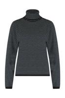 Amys col pullover - black/off white - 07119