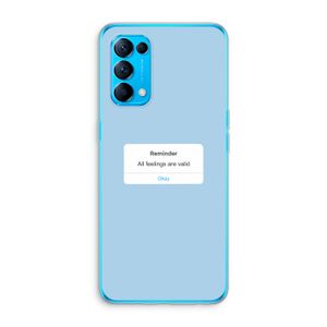 Reminder: Oppo Find X3 Lite Transparant Hoesje