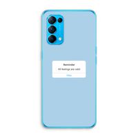 Reminder: Oppo Find X3 Lite Transparant Hoesje