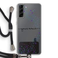 Sterren: Samsung Galaxy S21 Plus Transparant Hoesje met koord