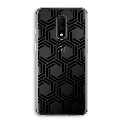 Geometrisch patroon: OnePlus 7 Transparant Hoesje