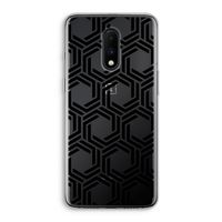 Geometrisch patroon: OnePlus 7 Transparant Hoesje