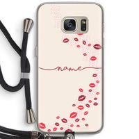 Kusjes: Samsung Galaxy S7 Transparant Hoesje met koord