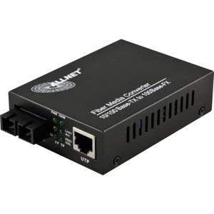 ALLNET ALL-MC102-SC-MM netwerk media converter 100 Mbit/s Multimode Zwart