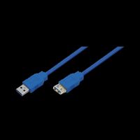 USB 3.0 A Male to A Female, blue, 0.5M,CU0059 - thumbnail