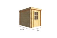 Tuinhuisje Blokhut Els 200 cm bij 250 cm diep Lessenaarsdak - Warentuin collection