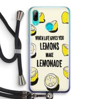 Lemonade: Huawei P Smart (2019) Transparant Hoesje met koord